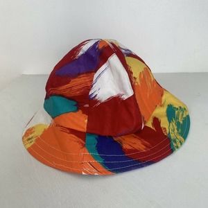 Vintage Banash of boston multi color bucket hat small one size